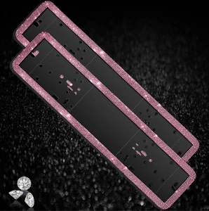 Podložka pod ŠPZ Crystal Pink